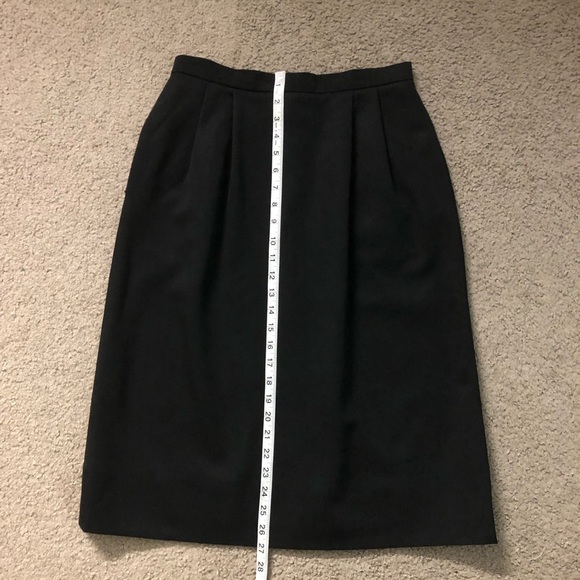 Marshall Fields 100% Pure Wool Skirt Sz 11/12 Vintage Elegance Straight - Picture 3 of 10